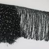 20Cm Wide Sequin Double-Wire Encrypted Nylon Row Beard Fringed Lace Latin Dance Clothing Accessories