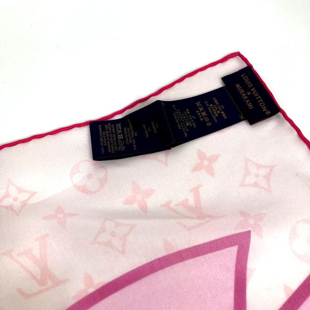 Louis Vuitton M96088 Takashi Murakami Sakura Carre55 Cherry Blossom Scarf