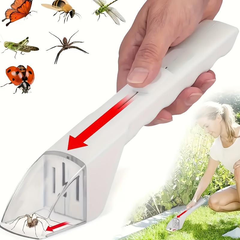 1 Piece Portable Hand-Held Insect Trap With Release Device - Durable Plastic, Non-Electric; For Home And Garden Use, белый