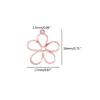 50 PCS Alloy Hollow Flower Charm Flower Pendant Hollow Flower for Jewelry Making