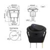 LED Round Switch For Additional Electronics Round Rocker