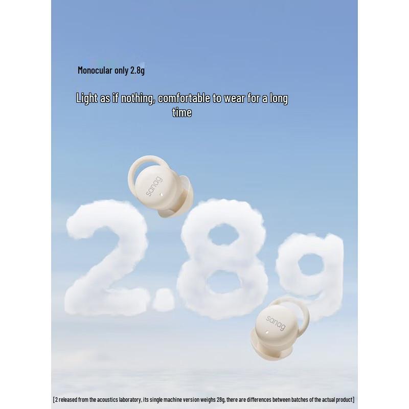 SANAG J20S Wireless Noise-Canceling Sleep Earbuds
