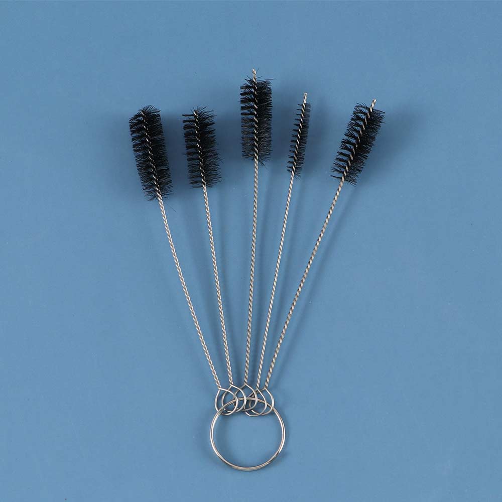 5Pcs Nylon Tube Brushes Cleaning Brush Set Bottle Tube Pipe Small Tube Bottle Straw Washing Cleaner Household Cleaning Tools