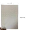 5 Sheets Clear Holographical Overlay Lamination Vinyls Self-Adhesive Laminate Waterproof Vinyls Sticker Paper