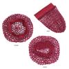 Women Ladies Hair Net Stretchy Wide Band Mesh Hair Net Wig Tools Soft Rayon Breathable Crochet Hairnets  Accessories