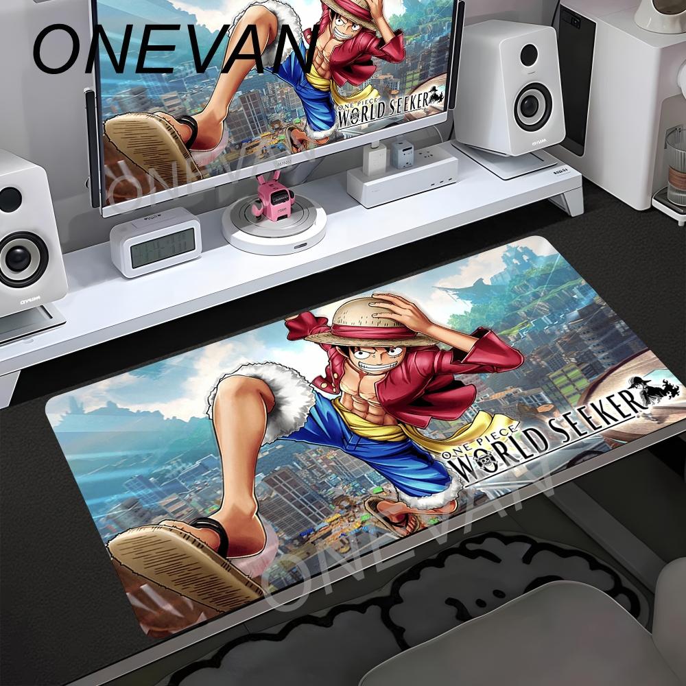 Gaming XXL Home Mouse Pad New HD PC Game Anime One Piece Luffy Mousepad XXL Keyboard Pad Non-Slip Office Laptop Carpet 50x100cm