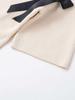 European Spring Fashion Women's Knitwear with Bow Decoration - Short Sleeve