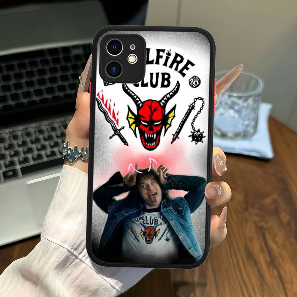E-Eddie M-Munson Phone Case For IPhone 16 15 14 13 12 11 Pro Max 7 8 6 6s Plus Matte Cover