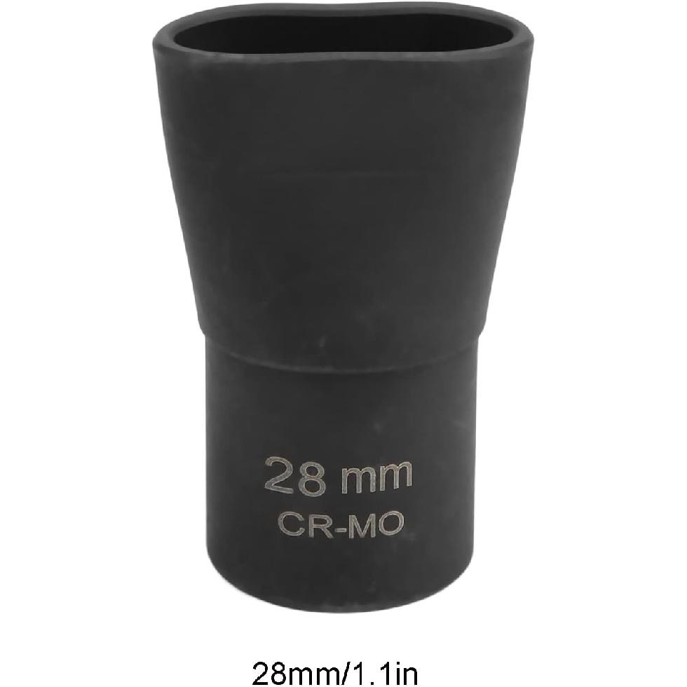 Adaptador para Macaco de Tesoura, Metal Preto de 1/2 polegada Macaco de Tesoura de Acionamento Rápido para Macacos(28 mm)