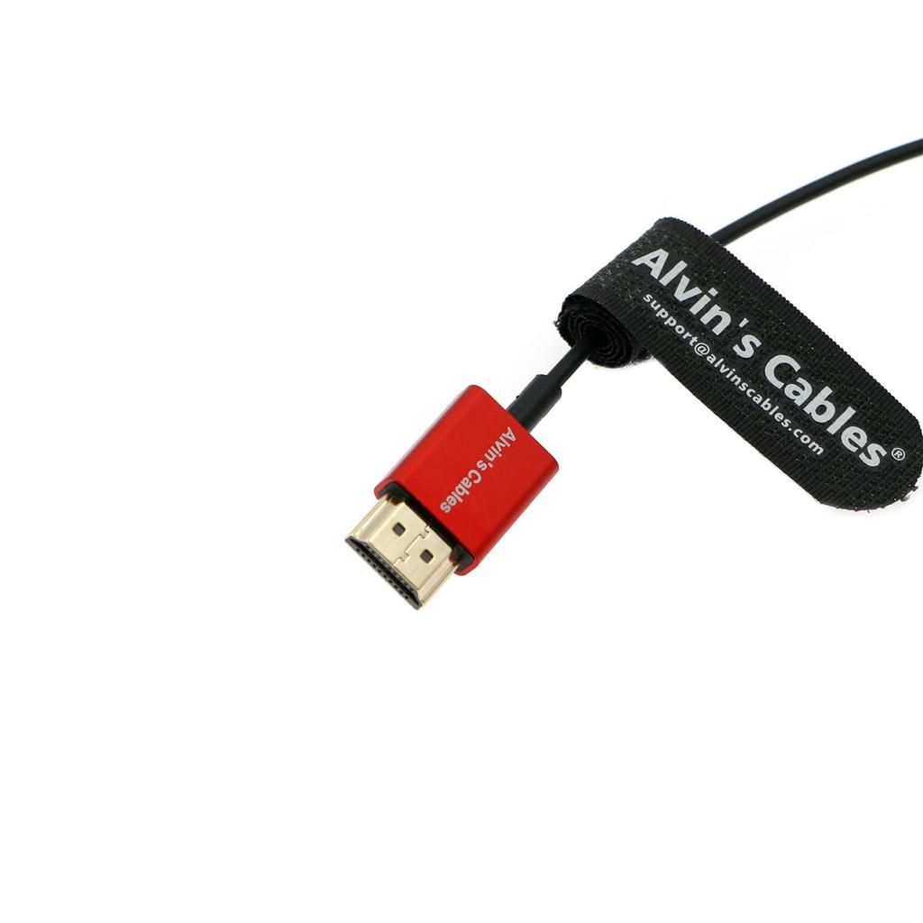 Cables 8K HDMI To HDMI 48Gbps High Compatible with Atomos Ninja Canon and Sony a7R and A7 IV Alvin's 2.1 Cable, Micro-HDMI Cable, Ultra-Slim, Speed,