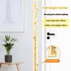 2M Height Child Growth Chart Waterproof Height Measuring Tape Height Measurement Sticker  Home Use