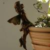 Fairy Girl Hanging Cup Resin Decoration Fairy Combination Flower Basket Edge Decoration Garden Pot Ornaments