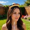 Breathable Woven Straw Sun Hat For Children Beach Party DressingUp Event And Tropical Vacation Photoshoots Sombrero Cap
