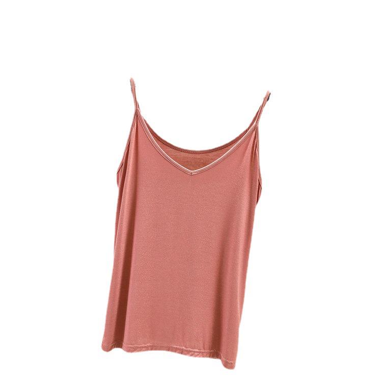 Women's V-Neck Modal Cotton Plus Size Loose Camisole Vest - 2021 Spring/Summer Collection