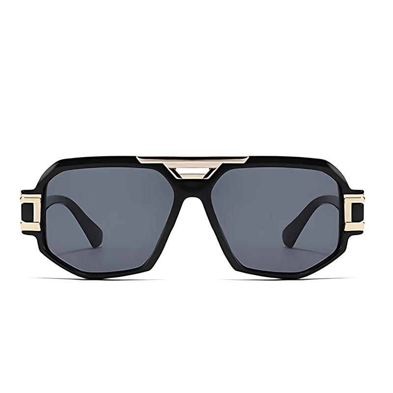 High Quality Stylish High End Designer Style Retro Trendy Travel Friendly Oversized Male Female Sun Glasses Top