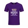 Men T Shirt Nurse Because Badass Isn T A Job Title Cheap Price Simple Tee Dj