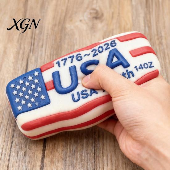 USA 250th Sensory Toy Anniversary Squeeze Stress Relief Patriotic America Gadget Fidget Pinch Party