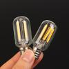 1 szt. Żarówka LED Vintage T20 1W 2W Ciepła Biała 2200K E12 E14 110V 220V Ściemnialna Żarówka Szklana Żarówka Rurkowa do Lodówki