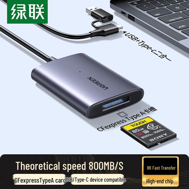 

UGREEN USB-A & USB-C 2-in-1 CFe A Card Reader