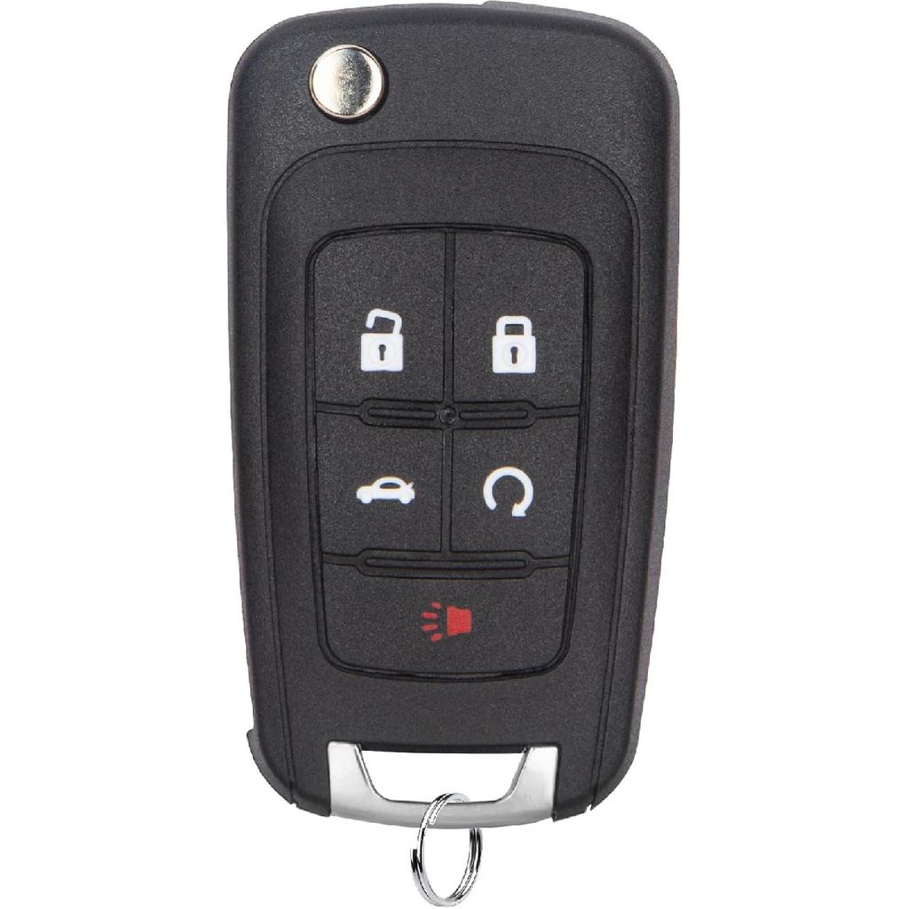 Car Key Fob Keyless Entry Remote Compatible with Chevy Cruze/Camaro/Impala/Equinox/GMC Terrain/Lacrosse 2010 2011 2012 2013 2014 2015 2016 2017 Key