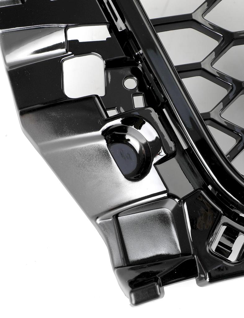 RS3 Style Front Hood Henycomb Bumper Grille Grill Fit A3 S3 2013-2016 Black