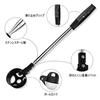 length extendable golf ball picker with automatic lightweight 180g stainless steel compact suitable for use near [Maximum approx. 204cm] 8-section
