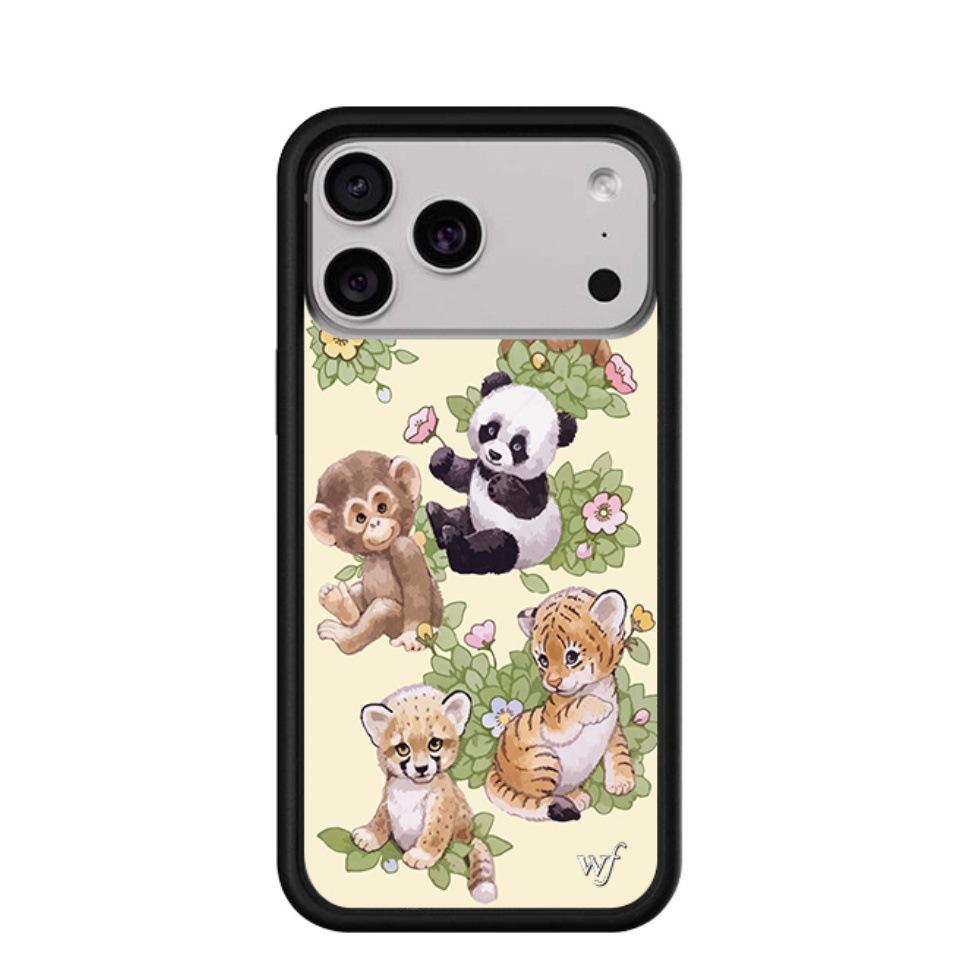 

WildFlow Cherry Girl iPhone 17/16 Pro Max/15 Plus Protective Phone Case iPhone 17 Pro