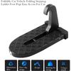 2-in-1 Car Door Step Pedal with Safety Hammer – Universal Folding Foot Peg for Easy Roof Access