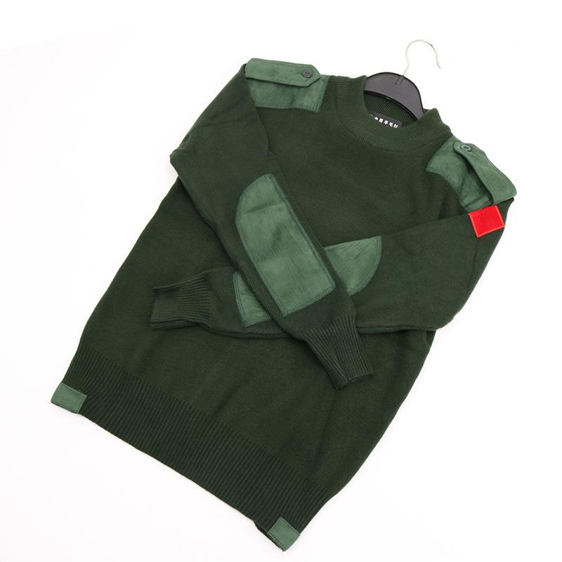 

Армейский зеленый свитер с длинными рукавами, утепленный свитер безопасности, шерстяной свитер, зимний теплый свитер, вязаный свитер для активного отдыха XXXL