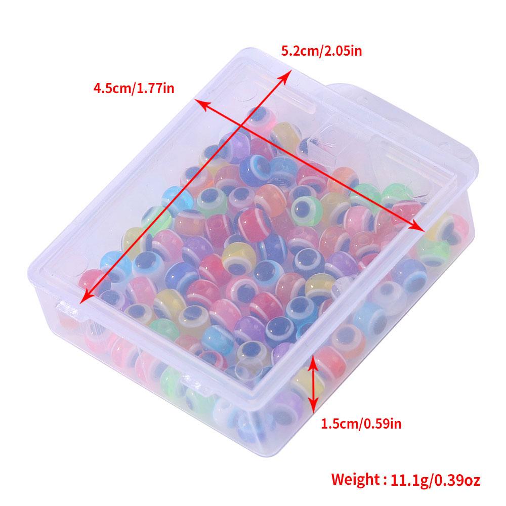 

100 шт./кор. разноцветные светящиеся рыболовные бусины «рыбий глаз» Carolina Taxes Rigs рыболовные приманки для вязания мушек DIY снасти для ловли окуня