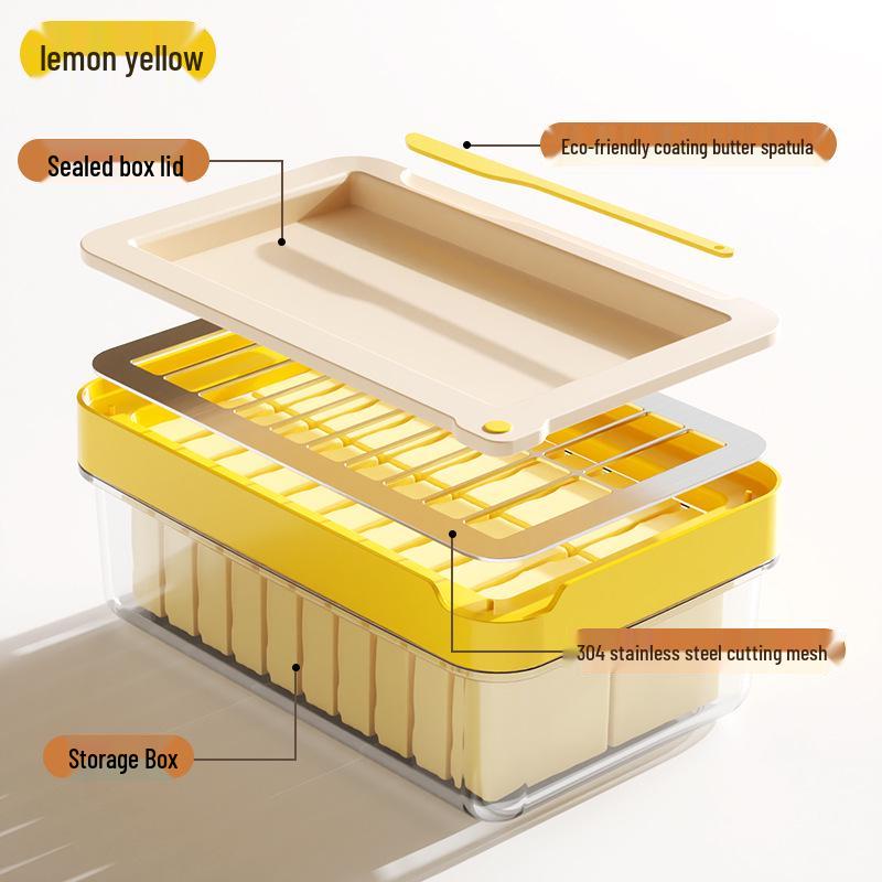 2025 Cross-Border Exclusive Butter Storage and Cutting Box with Knife