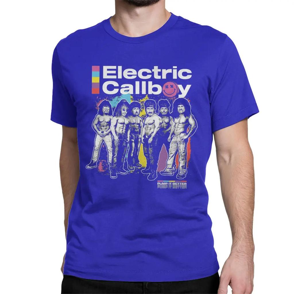 Camiseta Tour LE Electric Callboy para Hombre Mujer Algodón Puro Camisetas Casuales Cuello Redondo Música Alemana