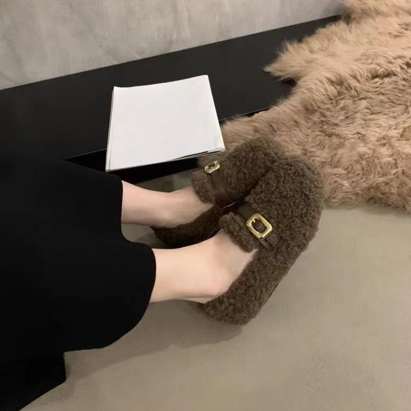 2026 Neue Herbst Winter Damen Baumwoll flache Schuhe Mode Runde Spitze zum Hineinschlüpfen Schuhe Damen Komfort Outdoor Warme Schuhe