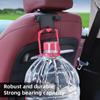 Car Seat Headrest Hook Carbon Fiber Mobile Phone Holder Vehicle Universal Holder Handbag Purse Coat Car Interior Accessories