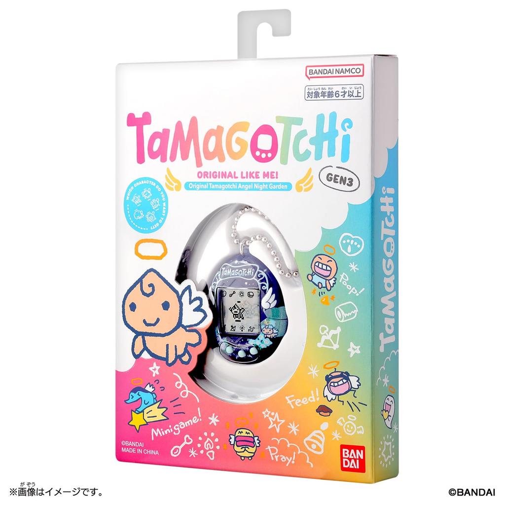 Orijinal Tamagotchi Angel Night 6 Yaş ve Üzeri [BANDAI] Bahçe,