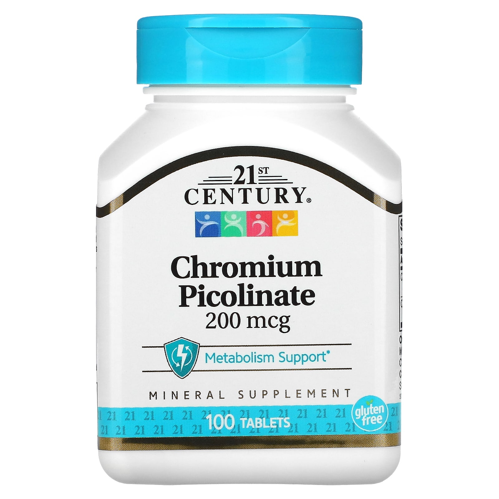 

21st Century, Chromium Picolinate, 200Mcg, 100 Tablets