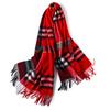 Milk camel pure wool scarf women's autumn and winter versatile thickened cashmere scarf new shawl dual-purpose