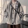 Splicing Hooded Sweater To Wear with Male Trend Loose Youth Men's Clothing Set with Ruffian Handsome