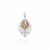 Oyster Turquoise & Pearl Pendant 925 Sterling Silver Jewelry for Women Gift for Her