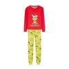 Christmas Print Cute Family Set Pajamas, Home Clothes, Family Set Long Sleeve Top Pants Set