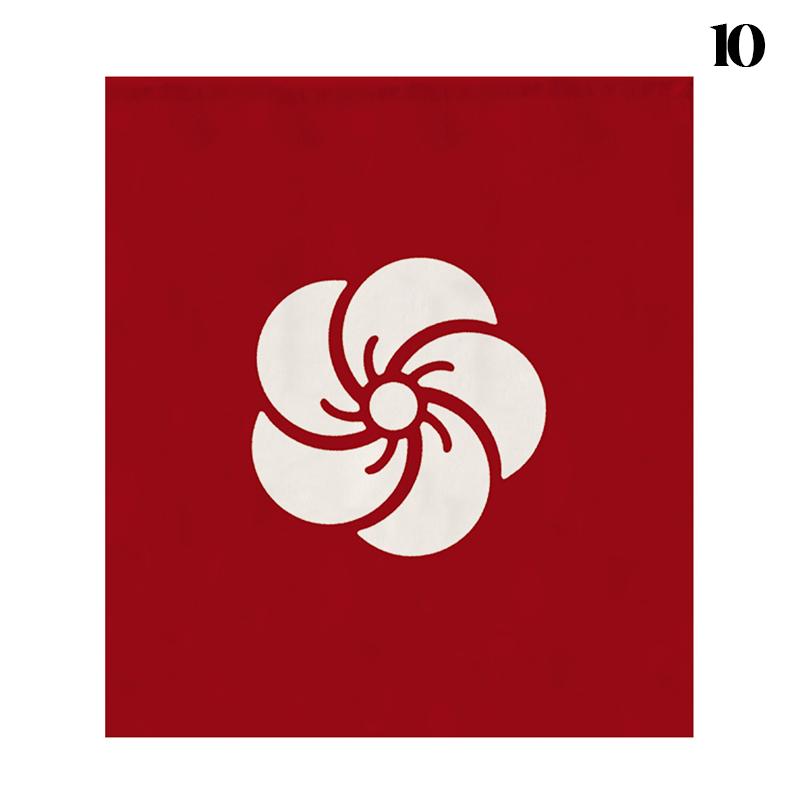 Japanischer Stil Kurzer Vorhang Sakura Wellenmuster Noren Restaurant Sushi Laden Türkopfvorhang Küchentür Durchgang Veranda Trennwand