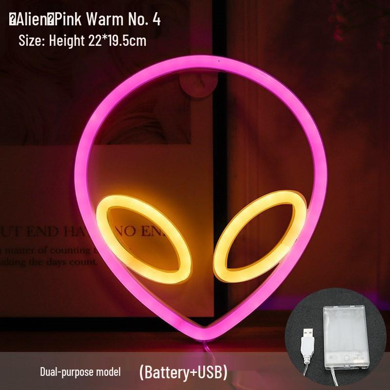 Trendy LED Neon Night Light Sign for Wall Décor