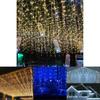 13-130ft Vorhang Eiszapfen Lichter LED Lichterkette Weihnachten Innen Außen Hochzeit Party Lichterkette