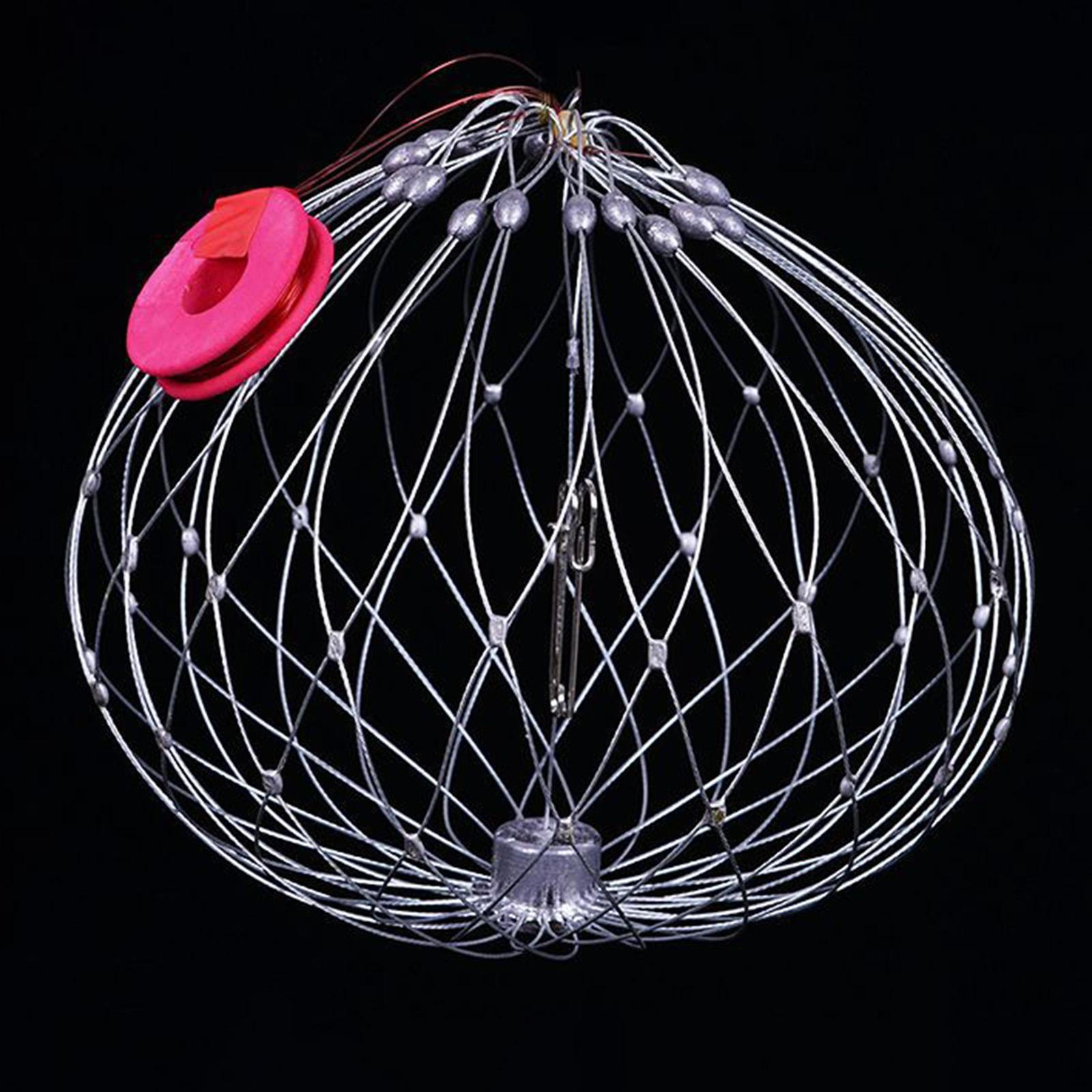 

Інструмент Автоматичний для Солоної Води Морської Води Снасті Закидання Пастка Риболовля Раки Водойми Річки 62cm Dense Net