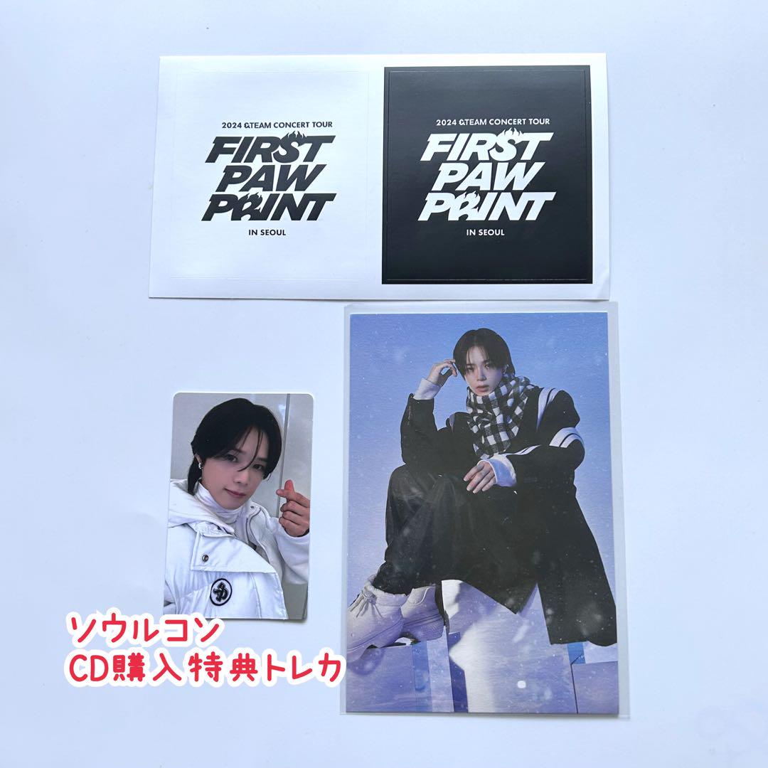

[USED] &TEAM Seoul Concert CD Purchase Bonus Trading Card Sticker Postcard K Rare