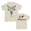 Men T-shirts Mayhem Norwegian Band Black Metal Rock Dark Wind Red American Retro Punk Street Men's and Women's Crewneck T-shirts