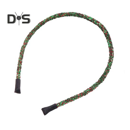 

Женский обруч для волос, сверкающий пайетками, эластичная повязка на голову, блестки, своими руками, обруч для волос, рождественские аксессуары