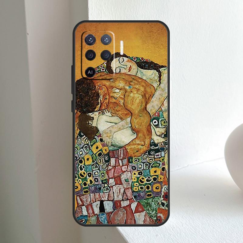 Kiss by Gustav Klimt For OPPO A74 A54 A94 A17 A57 A15 A16 A76 A96 A18 A38 A58 A78 A98 A40 A60 A80 A5 A6 Pro Case