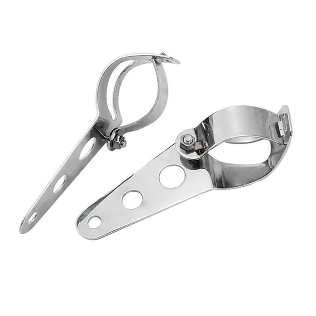 SZYUMO Universal Motorcycle Headlight Mount Bracket Fork Ear Chopper Headlamp Holder Clamp Adjustable Motor Fork Mount 27-36mm