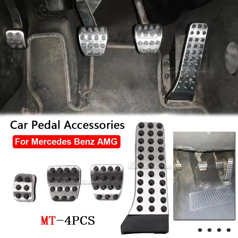 Car Pedals Cover Brake Accelerator Foot Pedal Pad Accessories For Mercedes Benz AMG W203 W222 W213 W205 W204 W211 W212 W210 W218